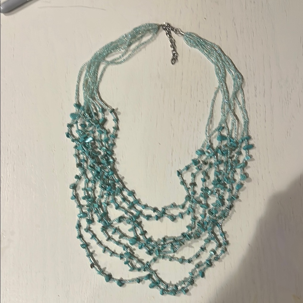 Turquoise Beaded Necklace